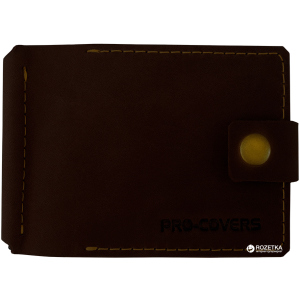 Затискач для грошей Pro-Covers PC03980035 Темно-коричневий (2503980035003) ТОП в Дніпрі