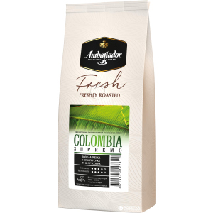 Кава у зернах Ambassador Fresh Colombia Supremo 1 кг (8719325127812) краща модель в Дніпрі