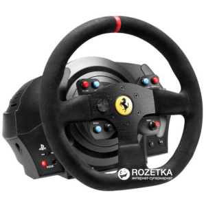 Дротове кермо Thrustmaster T300 Ferrari Integral RW Alcantara edition PC/PS4/PS3 Black (4160652)