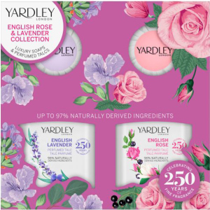 Набор для женщин Yardley English Lavender & English Rose 4 х 50 г (5056179301924) ТОП в Днепре