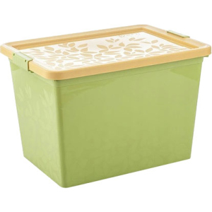 Ящик для хранения BranQ Жасмин 22 л Зеленый (7122-3brq-зеленый) в Днепре