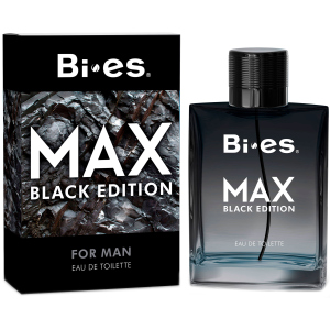 Туалетная вода для мужчин Bi-es Max Black Edition 100 мл (5902734847898) рейтинг