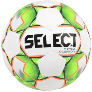 Мяч футзальный Select Futsal Talento 9 №2 White-Green-Orange (5703543187126) ТОП в Днепре