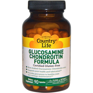 Хондропротектор Country Life Glucosamine Chondroitin Formula 90 капсул (015794017073) краща модель в Дніпрі