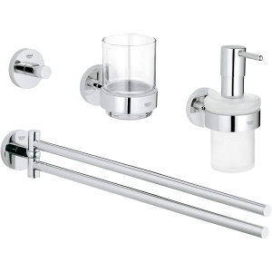 Набір аксесуарів GROHE Essentials 40846001 4 в 1 ТОП в Дніпрі