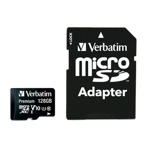 хорошая модель Verbatim Premium MicroSDXC 128 GB Class 10 + SD-адаптер (44085)