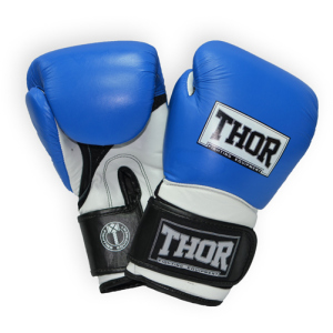 Перчатки боксерские Thor Pro King (PU) 14 унций Blue/White/Black (8041/03(PU) B/Wh/Bl 14 oz.) в Днепре