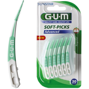 Набір міжзубних щіток GUM Soft-Picks Advanced 30 шт (7630019902366) в Дніпрі