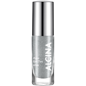 Тени для век Alcina Aqua Eye Tint жидкие silver 5 мл (4008666653420) ТОП в Днепре