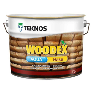 Ґрунтувальний антисептик для дерева Teknos Woodex Aqua Base 10л