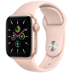 Смарт-часы Apple Watch SE GPS 40mm Gold Aluminium Case with Pink Sand Band (MYDN2UL/A) надежный