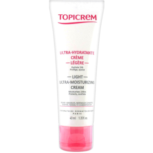 Легкий ультразволожуючий крем Topicrem Light Ultra-Moisturizing Cream 40 мл (3700281703313) краща модель в Дніпрі