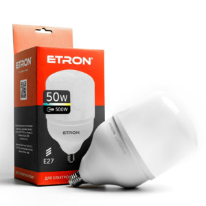 LED лампа ETRON 1-EHP-305 T140 50W 6500K E27 ТОП в Дніпрі