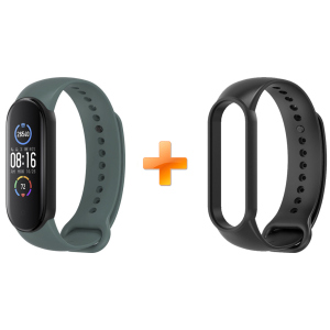 Xiaomi Mi Band 5 MiJobs Dual Color Crow Green/Black (MJ5-DSS019CGB) ТОП в Дніпрі