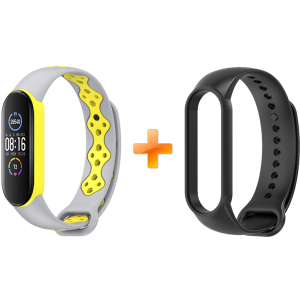 Xiaomi Mi Band 5 MiJobs Sport Grey/Yellow (MJ5-SP012GY) краща модель в Дніпрі