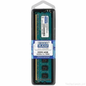 Модуль пам'яті для комп'ютера DDR3 4GB 1600 MHz GOODRAM (GR1600D364L11S/4G) краща модель в Дніпрі