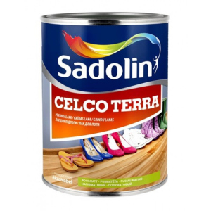 Лак для підлоги Sadolin Celco Terra Напівглянцевий Безбарвний 6 x 1 л ТОП в Дніпрі