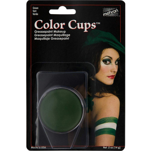 Кремовый грим Mehron Color Cups Green 12 г (CCC-G) (764294502069) ТОП в Днепре