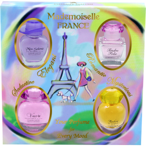 Набір мініатюр парфумерної води Charrier Parfums Mademoiselle France (3442070444112) ТОП в Дніпрі