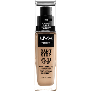 купить Жидкая тональная основа NYX Professional Makeup Can`t Stop Won`t Stop 24-Hour Foundation 10 Buff 30 мл (800897157272)