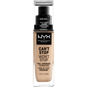 Жидкая тональная основа NYX Professional Makeup Can`t Stop Won`t Stop 24-Hour Foundation 6.3 Warm Vanilla 30 мл (800897181154) ТОП в Днепре