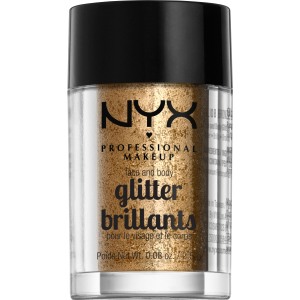 Гліттер NYX Professional Makeup Face & Body Glitter 08 Bronze 2.5 г (800897846800) краща модель в Дніпрі