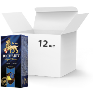 Упаковка чая черного с добавками пакетированного Richard King's Tea №1 25 пакетиков х 12 шт (4823063701891) в Днепре