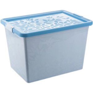Ящик для хранения BranQ Жасмин 22 л Голубой (7122-1brq-голубой) в Днепре