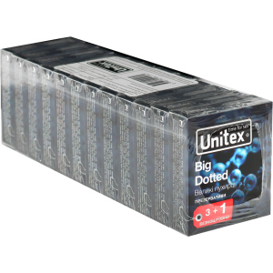 Презервативы Unitex Big Dotted 48 шт (12 упаковок по 4 шт ) (798190041162) лучшая модель в Днепре