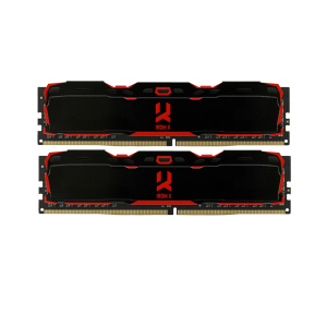 Модуль памяти DDR4 2x8GB/2666 GOODRAM Iridium X Black (IR-X2666D464L16S/16GDC) в Днепре