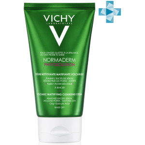 Матирующий крем-гель Vichy Normaderm Phytosolution Mattifying Cleansing Cream для очищения и уменьшения жирного блеска кожи лица 125 мл (3337875703413) в Днепре