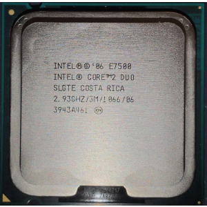 Процессор Intel Core 2 Duo E7500 2.93GHz/3M/1066 (SLGTE) s775, tray в Днепре