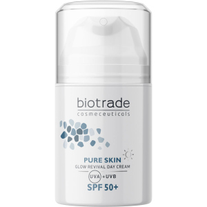 Денний крем для обличчя Biotrade Pure Skin Ревіталізуючий проти перших ознак старіння з SPF 50 50 мл (3800221841539)