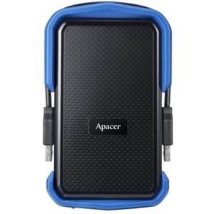 Жорсткий диск HDD ext 2.5 USB 2.0TB Apacer AC631 Black/Blue (AP2TBAC631U-1) ТОП в Дніпрі