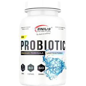 Пробіотик Genius Nutrition Probiotic 60 капсул (5402395706584) надійний