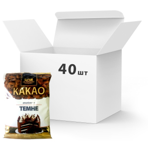 Упаковка какао Галицькі традиції темного алкализованного 40 шт х 100 г (881643) в Днепре
