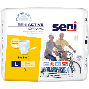 Подгузники-трусики для взрослых Seni Active Normal Large 10 шт (5900516693053) лучшая модель в Днепре