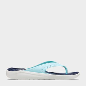 В'єтнамки Crocs Jibbitz LiteRide 205182-4KP 205182-4KP-M8/W10 41-42 25,5 см Сині з Білим (191448500044) надійний