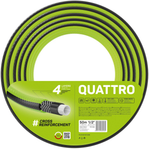 Поливальний шланг Cellfast Quattro 50 м 1/2” (10-063) в Дніпрі