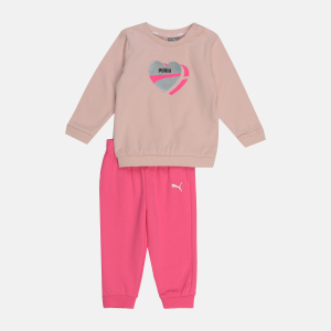 Спортивный костюм детский Puma Minicats Alpha Crew Jogger 58335515 80 см Peachskin (4062453395252) надежный