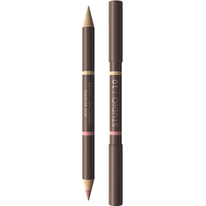 Ліфтинговий двосторонній олівець для брів Studio 10 Brow Lift Perfecting Liner 01 Brown 1.38 г (5060377060071) надійний