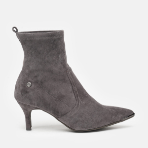 хороша модель Ботильйони XTI Microfiber Ladies Ankle Boots 35104 36 22 см Сірі (8434739563383)