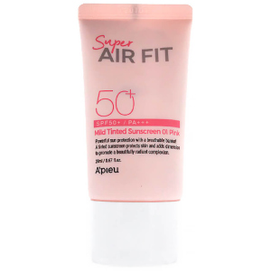 Солнцезащитный тонирующий крем A'pieu Super Air Fit Mild Tinted Sunscreen SPF50+ PA+++ 50 мл (8809643530538) в Днепре