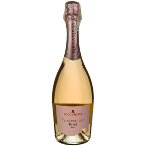 Вино игристое Rocca Rossa Prosecco Rose Brut DOC 0.75 л 11 % (8013651024655) лучшая модель в Днепре