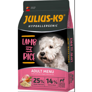 Сухий гіпоалергенний корм для дорослих собак вищої якості Julius-K9 LAMB and RICE Adult З ягнятком та рисом 12 кг (5998274312590) ТОП в Дніпрі