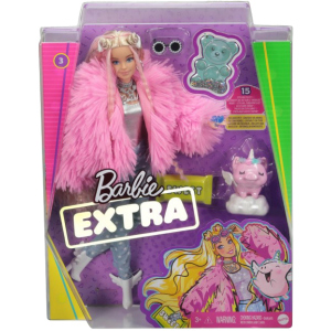 Лялька Barbie Екстра в рожевій пухнастій шубці (GRN28) (0887961908480) в Дніпрі