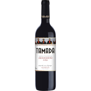 Вино Ахашени Tamada красное полусладкое 0.75 л 11 - 14.5% (4860004070067) ТОП в Днепре