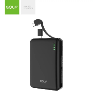 Портативная Универсальная батарея Power bank GOLF G73 10000mAh Черный ТОП в Днепре