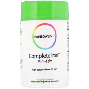 Витамины Rainbow Light Железо Complete Iron 60 мини таблеток (21888200610) лучшая модель в Днепре