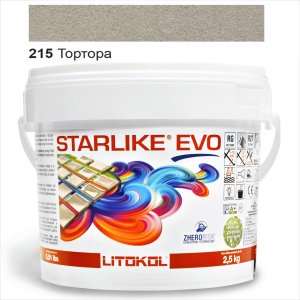 Епоксидна затирка Litokol Starlike EVO 215 Тортора 2,5 кг в Дніпрі